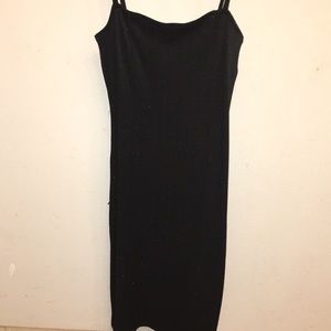 Sexy black sparkly dress